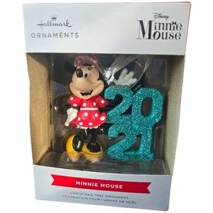 Disney Hallmark Minnie Mouse Ornament 2021-NWT